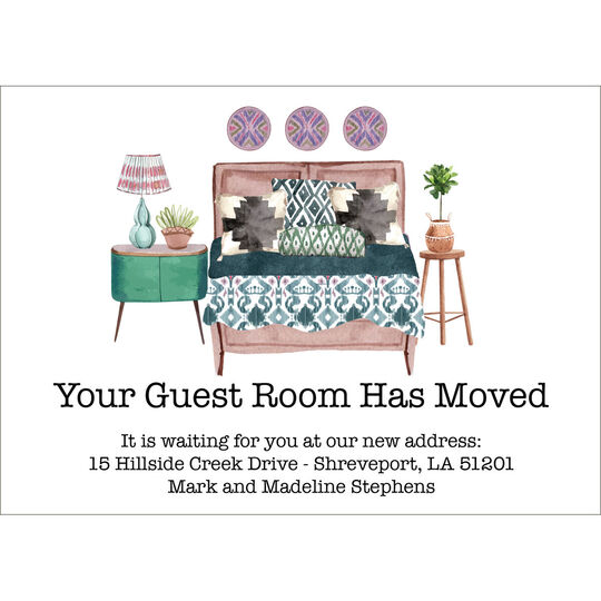 Guest Room Moving Announcements